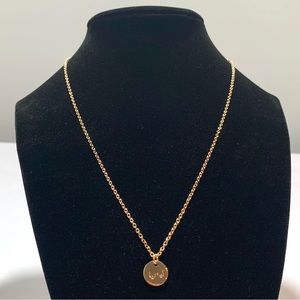 Delicate Gold Disk Engraved Boob Pendant Necklace - Women Empowerment